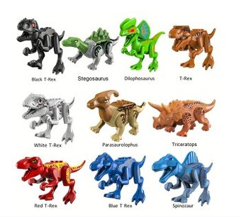 DINOSAURY 8 ks-10 ks sada