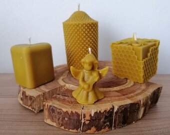 Predám ručne robene sviečky zo 100% Oravského včelieho vosku