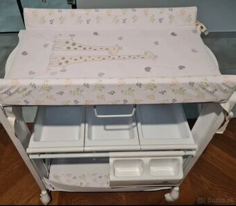 Babylo prebaľovací pult s vaničkou