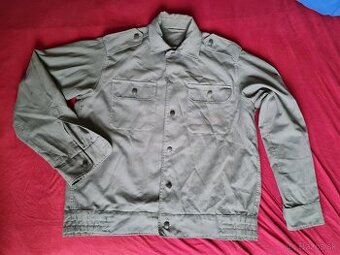 Vojenská zelená retro košeľa - 39