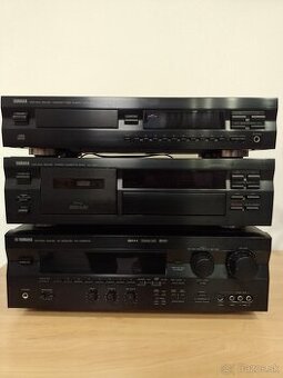 YAMAHA 5.1 domáce kino a HiFi – receiver, CD, kazetový deck