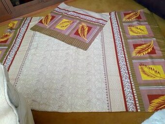 posteľné krepové obliečky - nové súprava 1 + 1