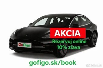 Tesla Model 3 prenájom
