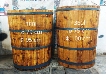 Sudy a kádě od 100l - 2100l na vodu atd.