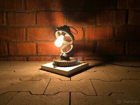 Industriálna lampa - ozubené kolesá - 1