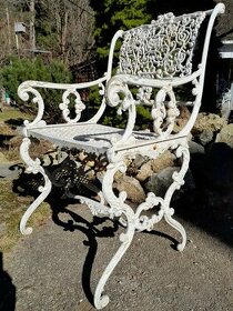 Hliníkové záhradné stoličky - záhradné sedenie - garden seat
