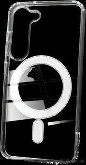 Magnetický transparentný obal pre Samsung S25 Ultra