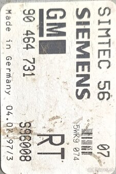 Jednotka riadenia simtec 56 Siemens