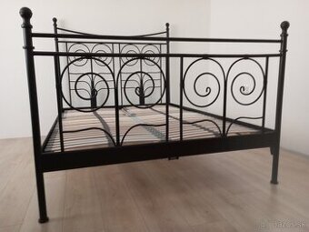 Ikea Noresund kvvová posteľ 140x200-- rám +rošty
