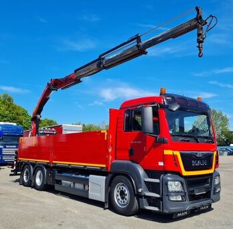 MAN TGS valník s hydraulickou rukou PALFINGER EURO 6