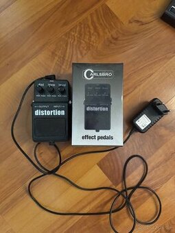 Distortion gitarový pedál na elektrickú gitaru