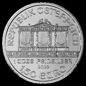 Investičné strieborné mince - Wiener Philharmoniker, 300 ks