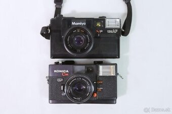 Fotoaparáty na FILM Konica c35 Ef Mamiya 135 AF (POPIS)