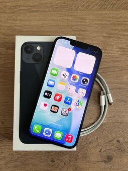 Apple iPhone 13 128GB midnight tmavomodrý