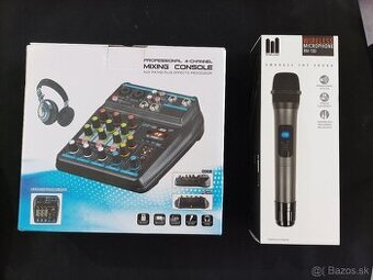 Nový mix s USB, bluetooth + bezdrôtový mikrofón