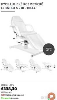 Hydraulické kozmetické lehátko