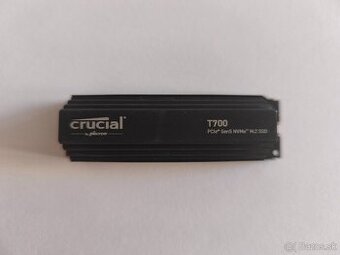 Crucial T700 1TB Heatsink, M.2 2280, NVMe (nepoužité)