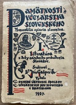 Dr. Ján Gašperík - Pamätnosti včelárstva slovenského, I.diel