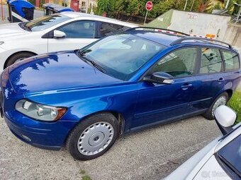 Volvo V50 kombi 2007, modrá metalíza, R design