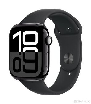 Apple Watch S10 GPS (2024) + Cellular 46mm, Čier. hliník M/L