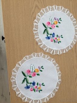 Ručné vyšívané dečky viac kusov a rozmerov