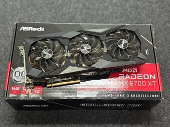 Predám kartu AsRock Radeon RX 6700XT CHALLENGER PRO OC 12G