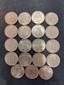 Mince 10 halierov ČSR