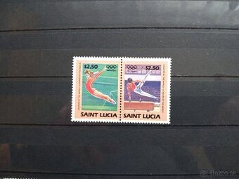 Poštové známky č.907 - Sv. Lucia - šport