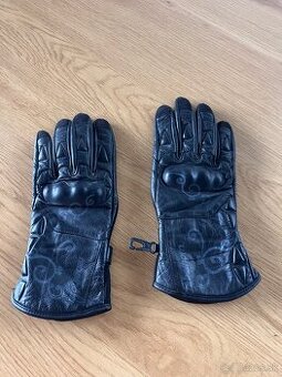 Dámske kožené moto rukavice Rebelhorn