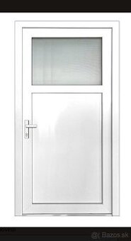 Vchodové plastové dvere 90cm/100cm