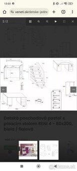 Poschodová posteľ
