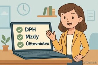 Účtovníctvo , mzdy a personalistika už od 19eur mes.