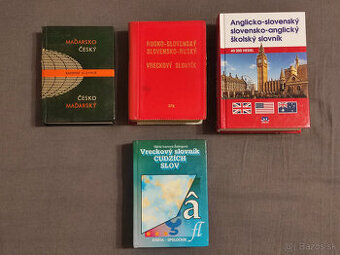slovníky, matematika, slov jazyk, angličtina