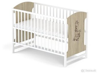 Detská postielka Žirafka s bariérkou 2v1