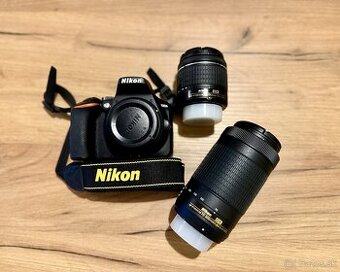 TOP STAV: Nikon D3500 set s 2 objektívmi – nafotených len 3