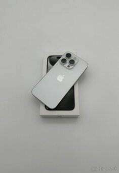 iPhone 15 Pro 128GB White Titanium (90% Batéria) + ZÁRUKA