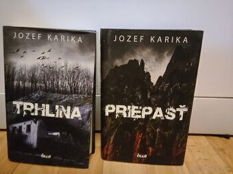 Jozef Karika 2 Knihy - Priepasť a Trhlina za Super Cenu 14 €