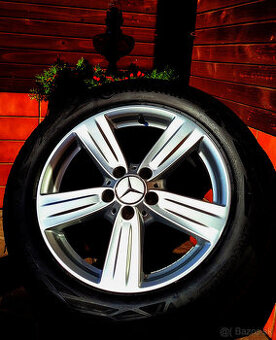 elektróny R17 5x112 orig. Mercedes, zimné Michelin 245/55