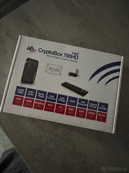 Satelitný prijímač AB Cryptobox AB700HD mini čierny