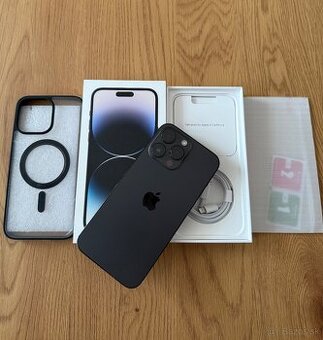 iPhone 14 Pro Max 256 gb Space Black - komplet príslušenstvo