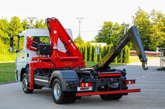 MERCEDES ATEGO HÁKOVÝ NOSIČ KONTAJNEROV HYDRAULICKÁ RUKA EU6