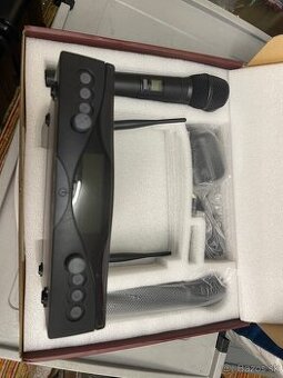 UHF200C-2H sada 2-kanalovych bezdrotovych mikrofonov