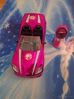 Barbie auto na diaľkové ovládanie