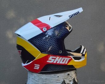 shot ATV ENDURO MX MIPS helma modrá žltá CE 2206