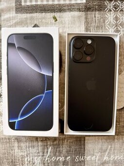 iPhone 16 pro max 256gb black titanium