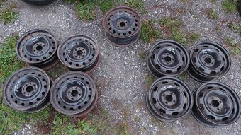 Plechové disky 4x108 6j x 15" 8ks R16" 1ks peugeot citroe