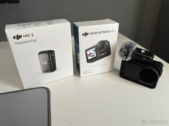 DJI Osmo action 5 pro + mikrofón