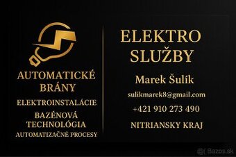 ELEKTRO SLUŽBY • MAREK ŠULÍK 🔌⚡️