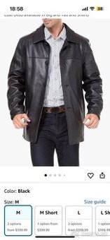 Pánske kožené sako - 1