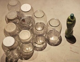 5 litrové sklenené poháre